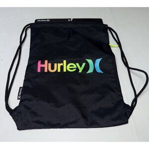 Hurley Cinch Sack Drawstring Bag Backpack Gym School Tote Multicolor Ombre